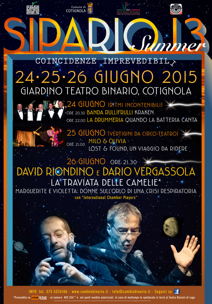 Manifesto Sipario 13 2015 Summer